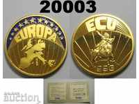 1 ECU 1993 EUROPA coin