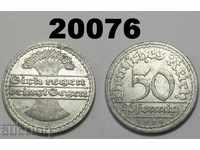 Γερμανία 50 pfennig 1919 D Rare