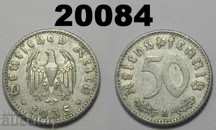 Γερμανία 50 εκατοστά του μάρκου 1935 Α