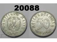 Germany 50 pfennigs 1935 E