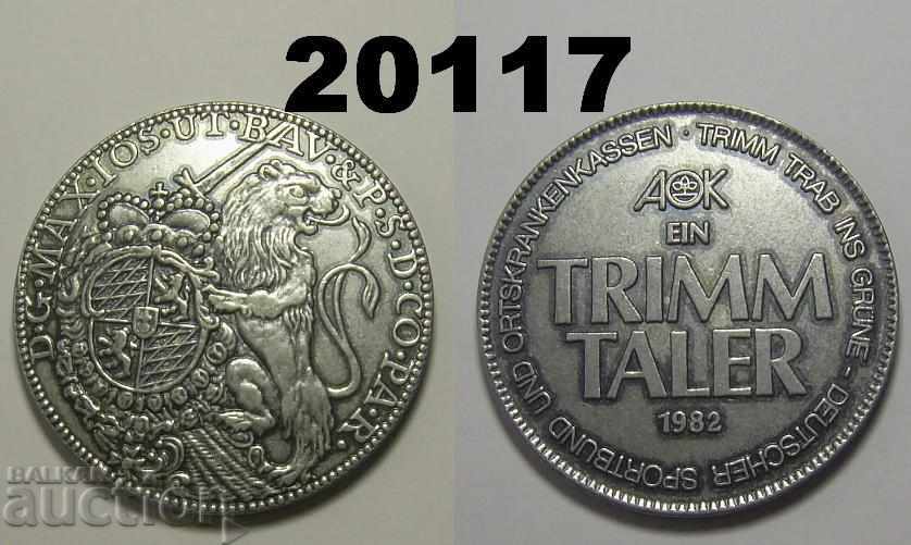 TRIMM TALER 1982 Marea Medalie