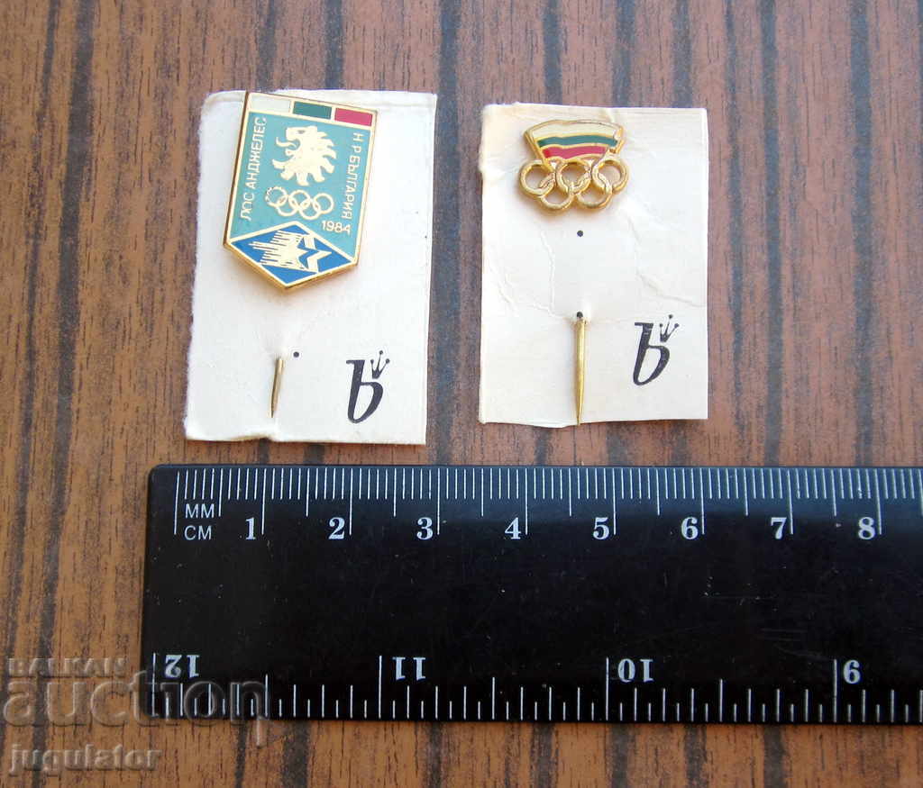 Auction  olympic badge lot badges olympics los angeles 1984