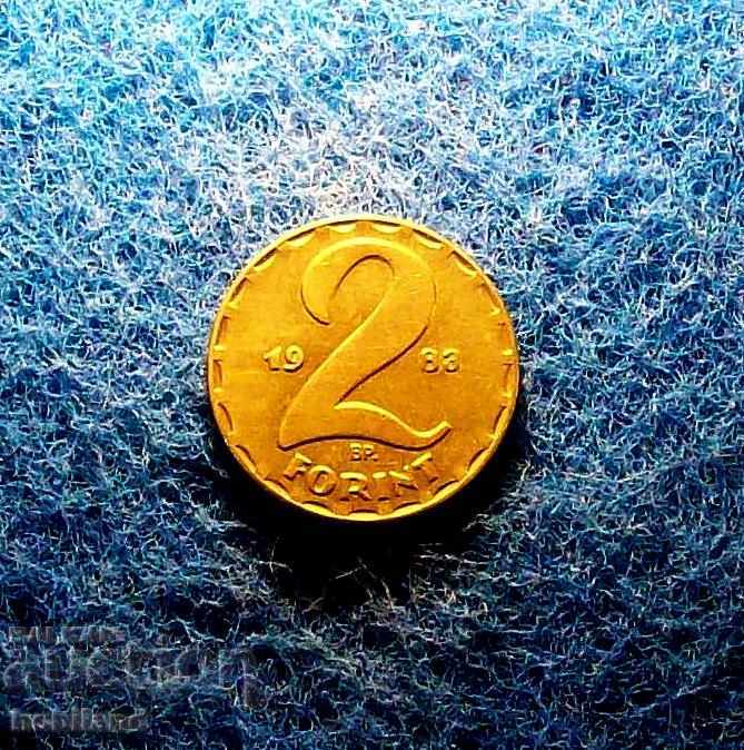 2 forints Hungary 1983