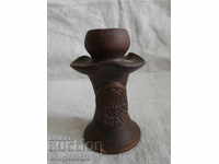 Ceramic candlestick souvenir