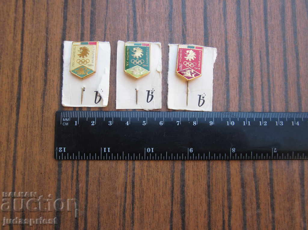 olympic badge badges olympics los angeles 1984 - 5