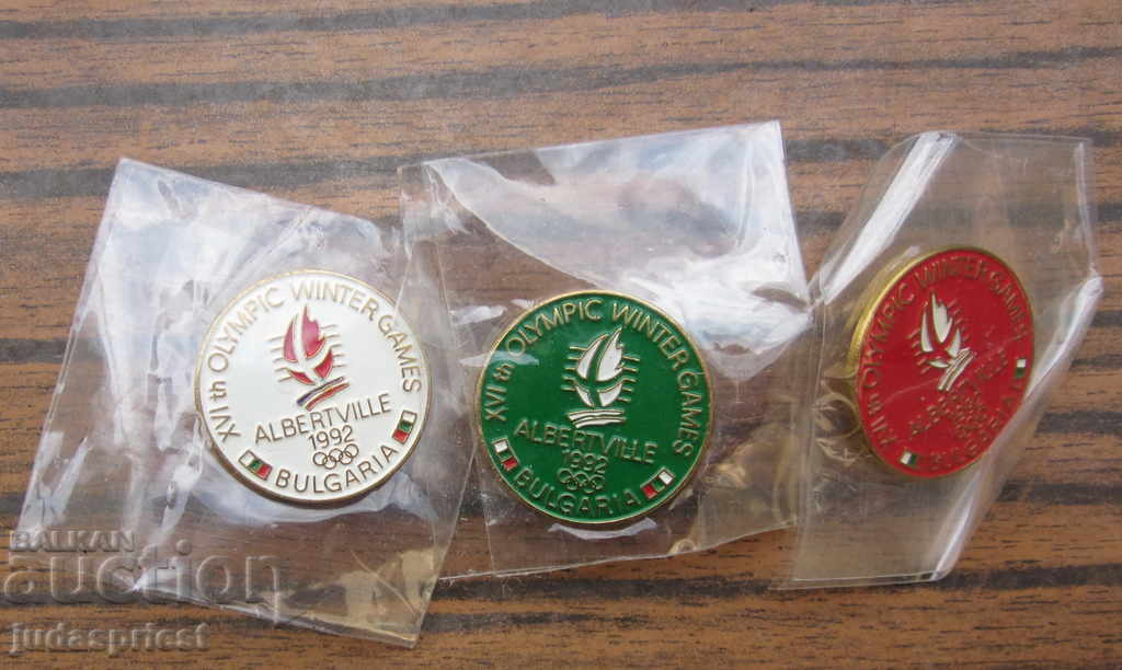 Olympic badge badges Winter Olympics Albertville 1992. with price 20.00 BGN | € 10.23 Olympic badge badges Winter Olympics Albertville 1992. with price 20.00 BGN | € 10.23