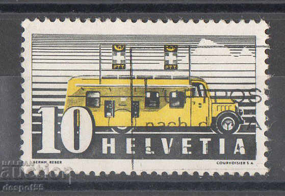 1937. Elveția. Post mașină.