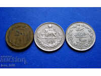 Iran, 10 riali - 1976, 1983 și 50 de riali - 1982
