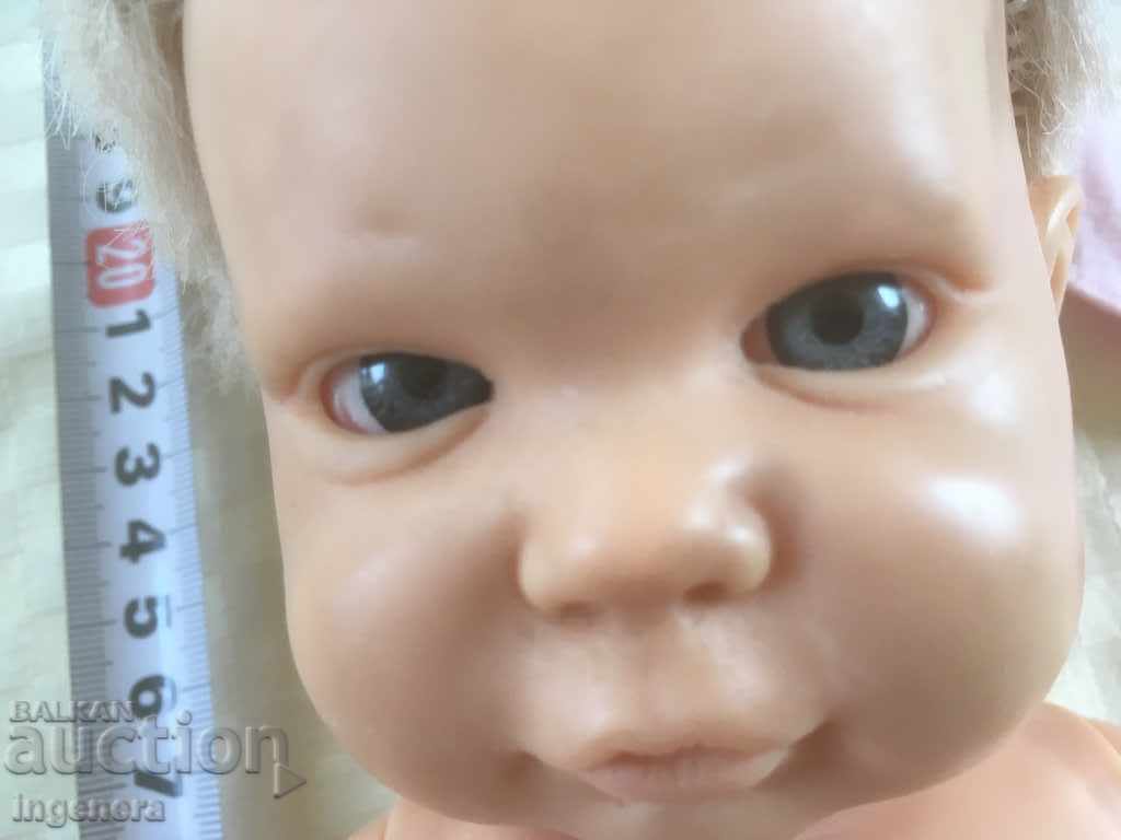DOLL "BERJUSA 80S OF THE LAST CENTURY MARKING GLASS EYES - 5 DOLL "BERJUSA 80S OF THE LAST CENTURY MARKING GLASS EYES - 5