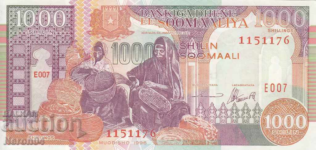 1000 shillings 1996, Somalia