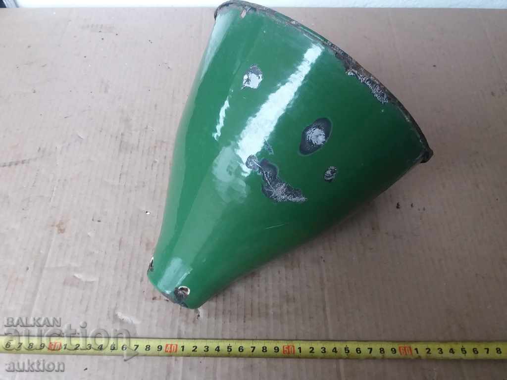 ENAMELED SOC. VINTAGE LAMP, LAMPION - 5