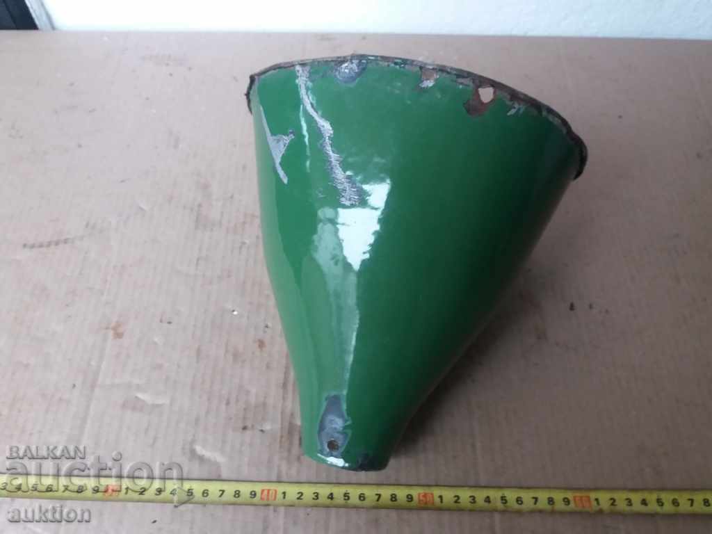 ENAMELED SOC. VINTAGE LAMP, LAMPION - 6