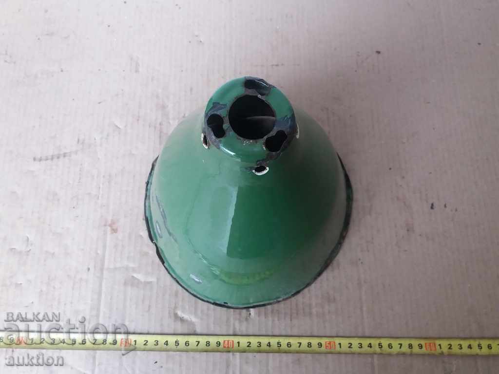 ENAMELED SOC. VINTAGE LAMP, LAMPION - 7