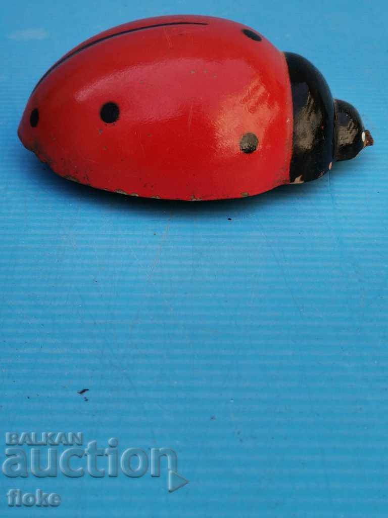 Auction Old fur. toy - ladybug Auction Old fur. toy - ladybug
