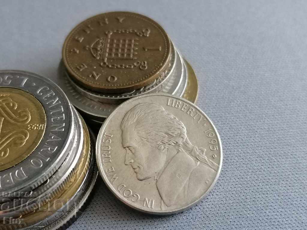 Moneda - SUA - 5 centi 1995 cu preț 1.65 BGN | € 0.84 Moneda - SUA - 5 centi 1995 cu preț 1.65 BGN | € 0.84