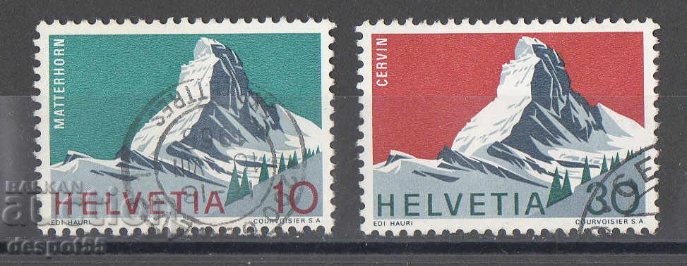 1965. Elveţia. Alpii Elvețieni.