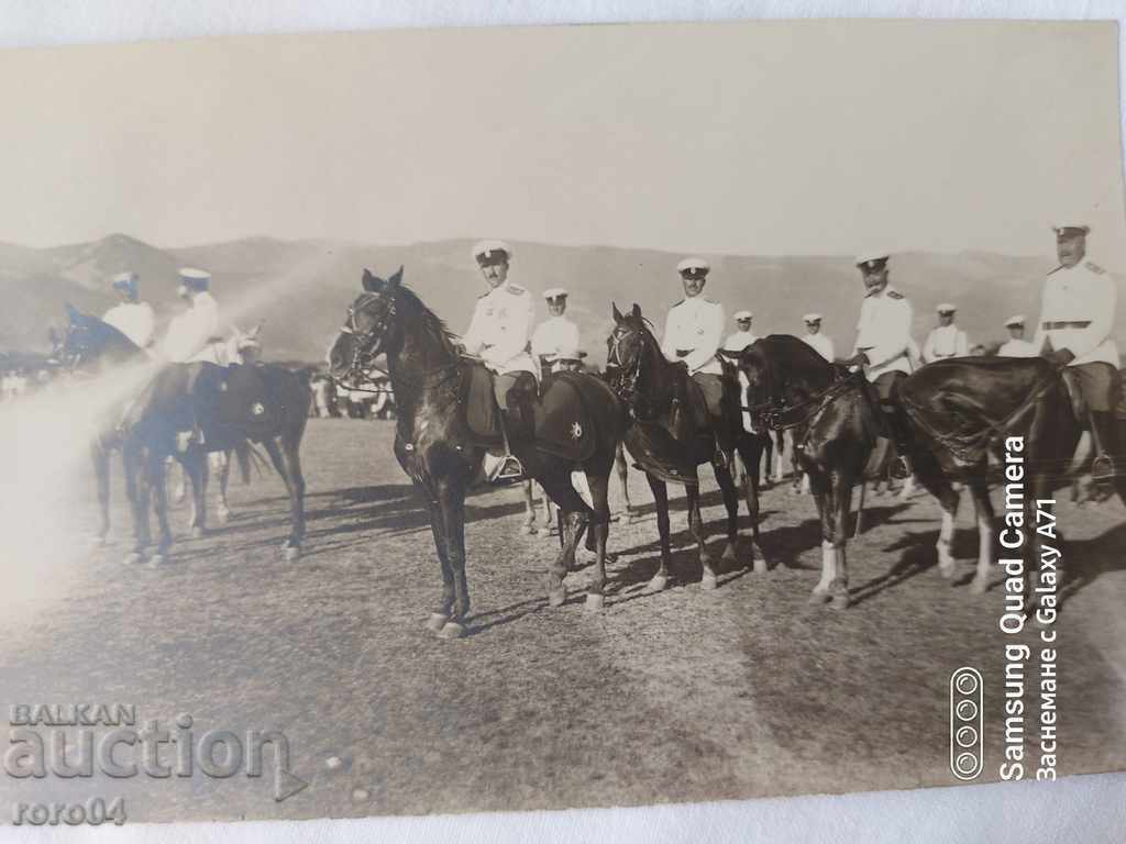KING BORIS III - GENERALS - PARADE - MANEUVERS - 6