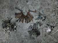 Стари ключове месингови и железни