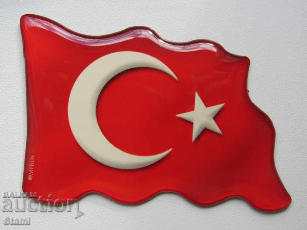 Auction Authentic magnet from Turkey-flag Auction Authentic magnet from Turkey-flag