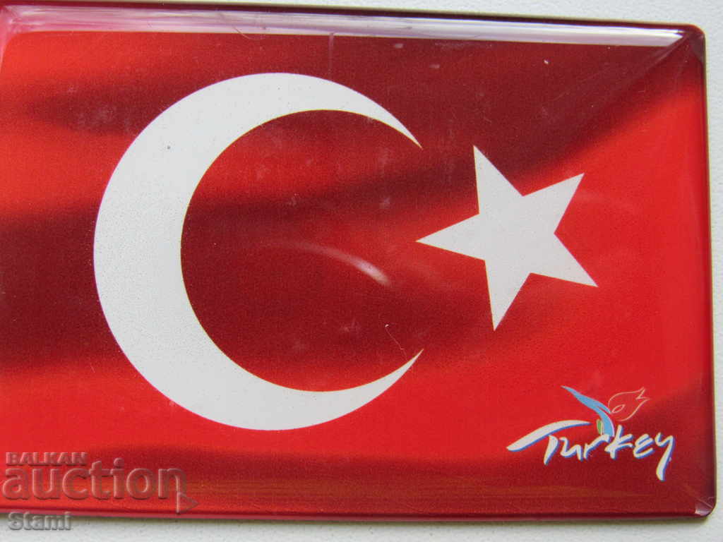 Authentic magnet from Turkey-flag with price 9.90 BGN | € 5.06 Authentic magnet from Turkey-flag with price 9.90 BGN | € 5.06