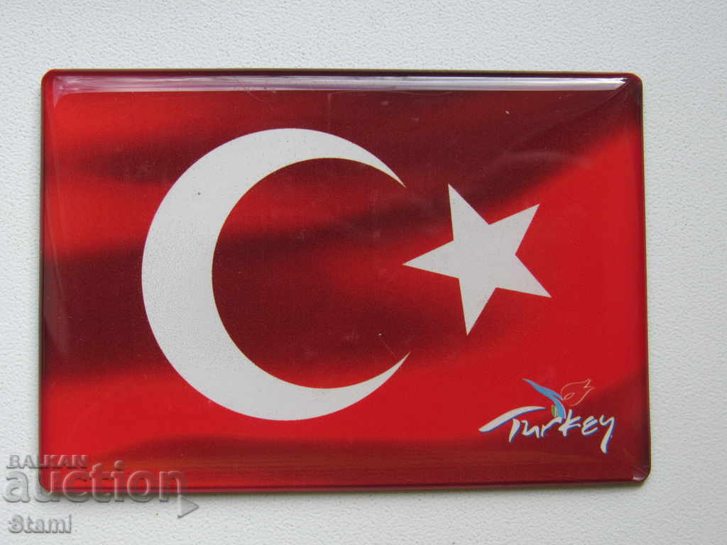 Auction Authentic magnet from Turkey-flag Auction Authentic magnet from Turkey-flag