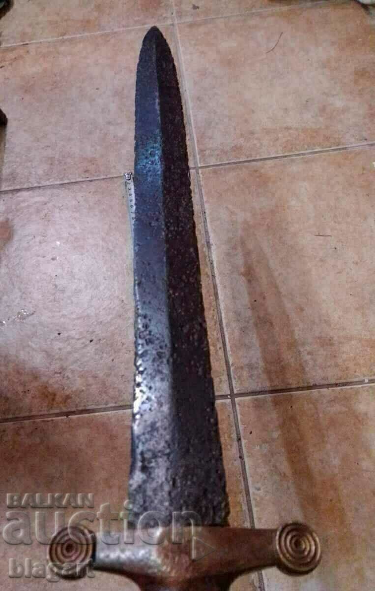 Auction  Russian sword-cleaver-saber-bayonet, blade - 1855.