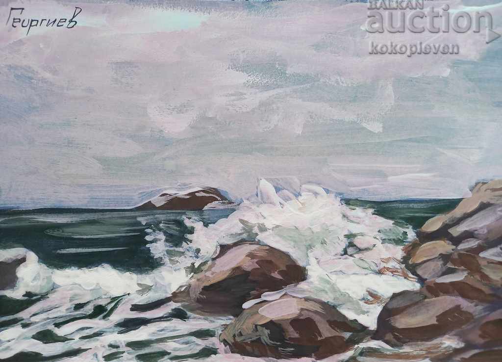Pictură peisaj marin - Georgiev