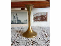 Collectible candlestick, bronze, patina