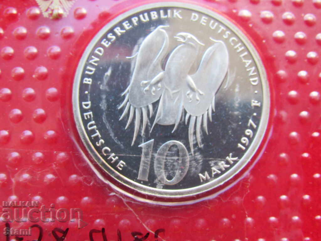 Germany, 10 stamps, 500 years - Philip Melanchthon 1997, silver - 6 Germany, 10 stamps, 500 years - Philip Melanchthon 1997, silver - 6