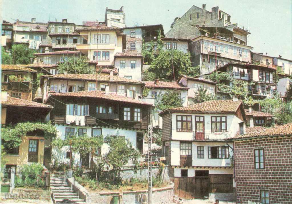 Carte poștală veche - Veliko Tarnovo, Vedere generală