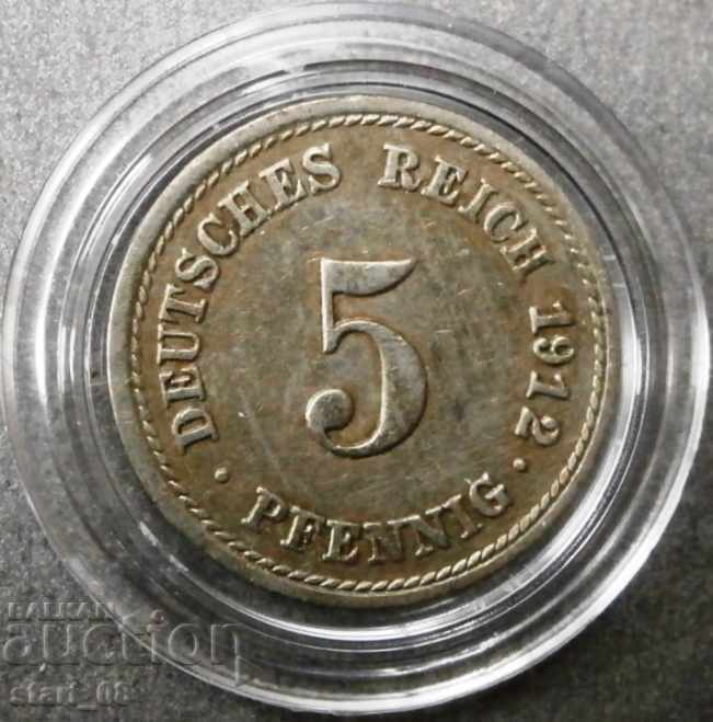 Germania 5 pfennig 1912
