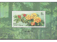 1991. China. Flowers - Rhododendrons. Block.