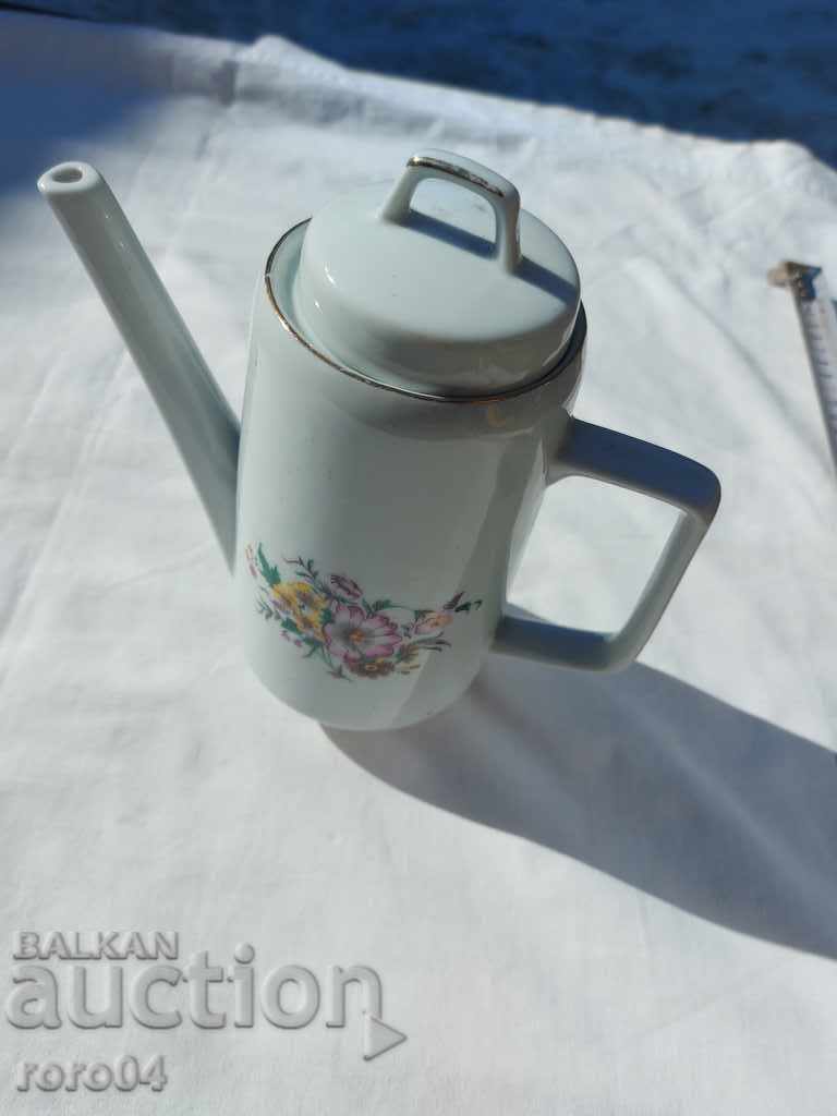 TEAPOT - PORCELAIN - BULGARIA with price 17.99 BGN | € 9.20