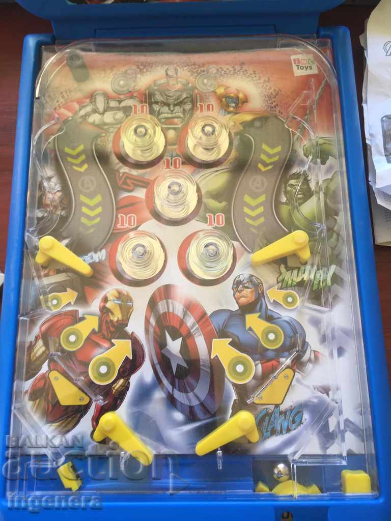 Auction  CHILDREN'S GAME SUPER PINBALL MECHANICAL WITH ELECTRONIC READING