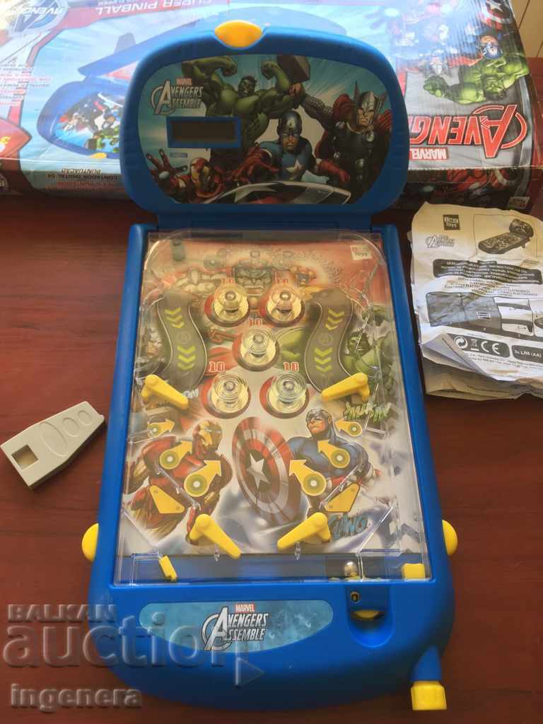 Delivery of CHILDREN'S GAME SUPER PINBALL MECHANICAL WITH ELECTRONIC READING