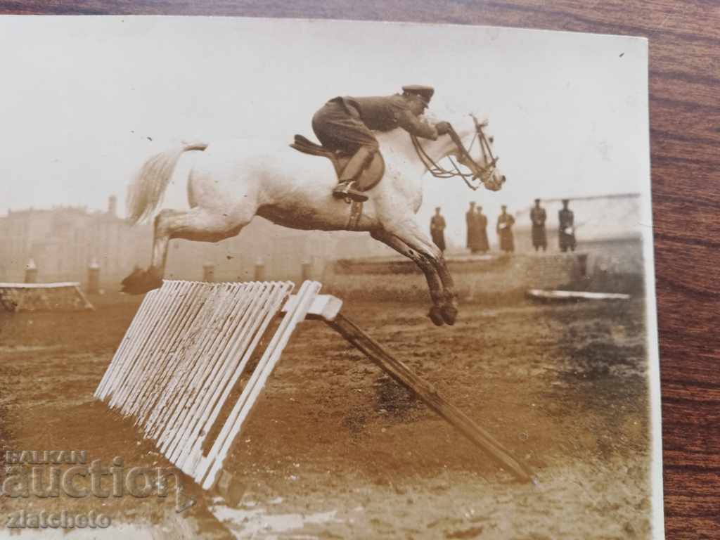 Auction Old photo - Horse. Competition Auction Old photo - Horse. Competition