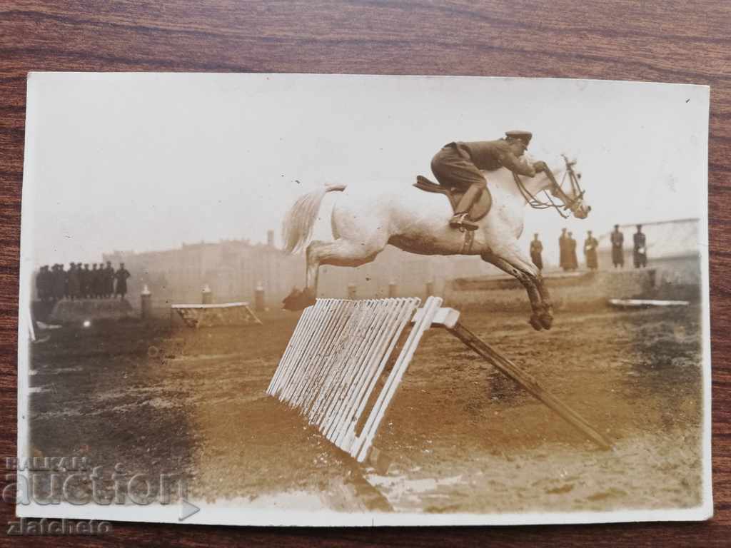 Old photo - Horse. Competition