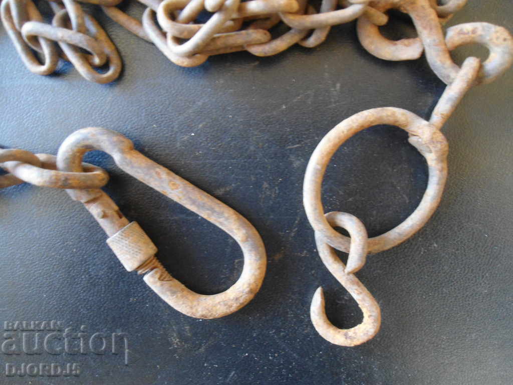 Παλιά αλυσίδα, καραμπίνα, 2,00μ. με τιμή 7.00 BGN | € 3.58