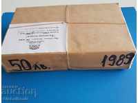 Box of 100 pieces - BGN 50 1989 - MINT, Rare