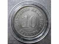 10 pfennig 1890