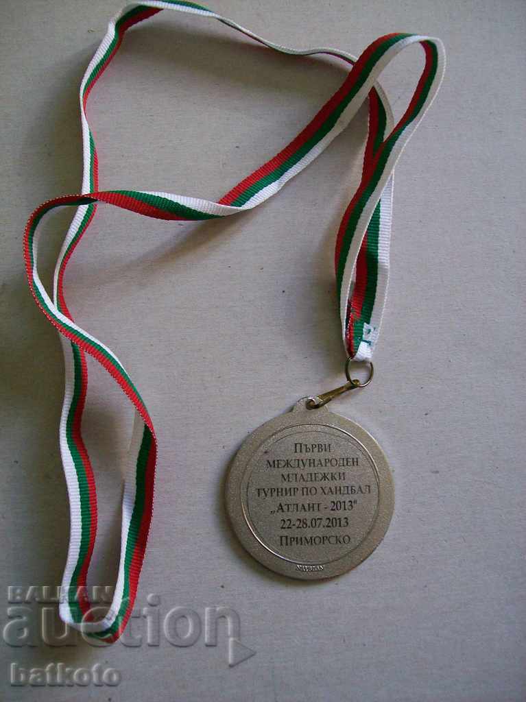 Silver sports medal