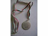 Silver sports medal