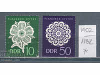 118К1402 / Германия ГДР 1966 Плауенска дантела (*/**)
