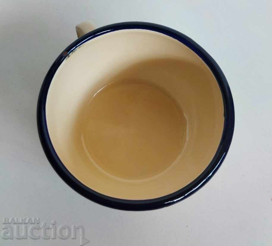 SOC UNUSED ENAMELED POT GLASS COURT ENAMEL FROM SOCA PRC - 5 SOC UNUSED ENAMELED POT GLASS COURT ENAMEL FROM SOCA PRC - 5