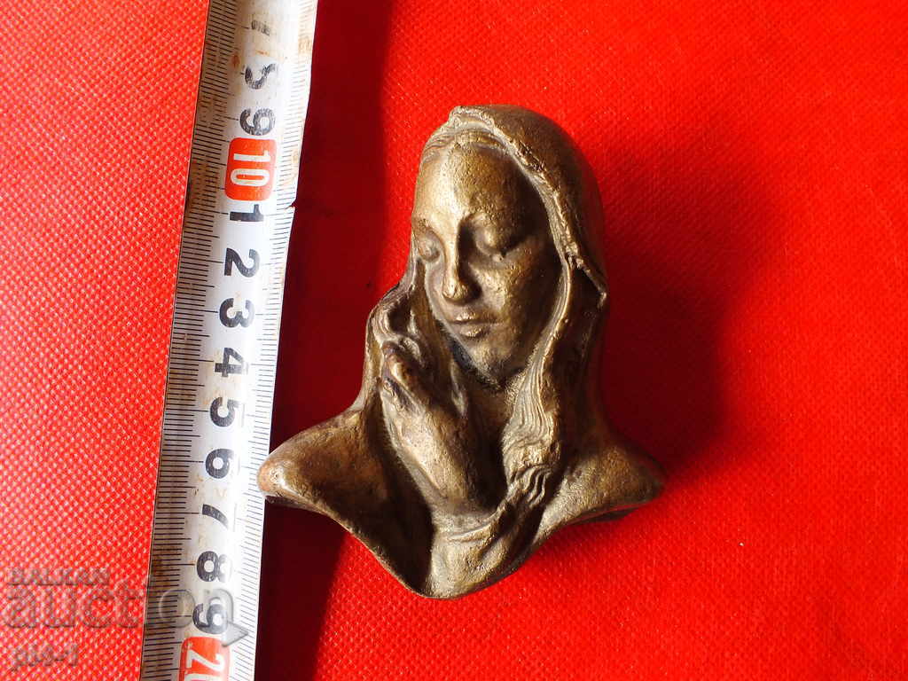 Bronze author's sculpture of the Virgin Mary with price 200.00 BGN | € 102.26 Bronze author's sculpture of the Virgin Mary with price 200.00 BGN | € 102.26
