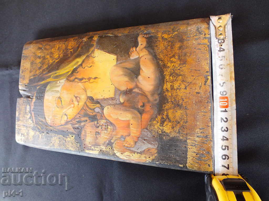 Licitație Icoana veche 31/18 cm.