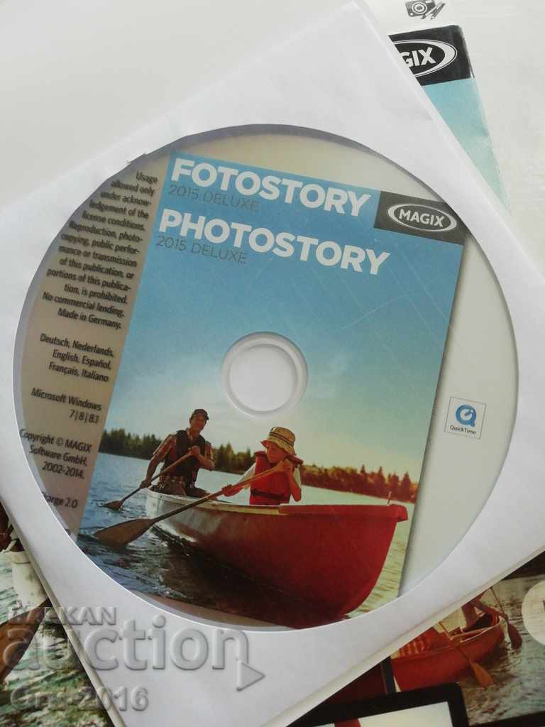 Auction CD MAGIX Photostory 2015 Deluxe Auction CD MAGIX Photostory 2015 Deluxe