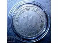 Germany 10 Pfennig 1892