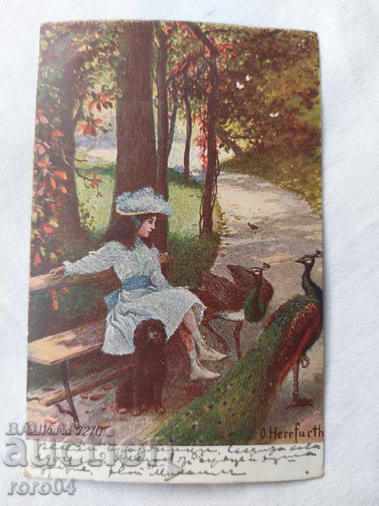 Delivery of OLD POSTCARD - 1904 Delivery of OLD POSTCARD - 1904