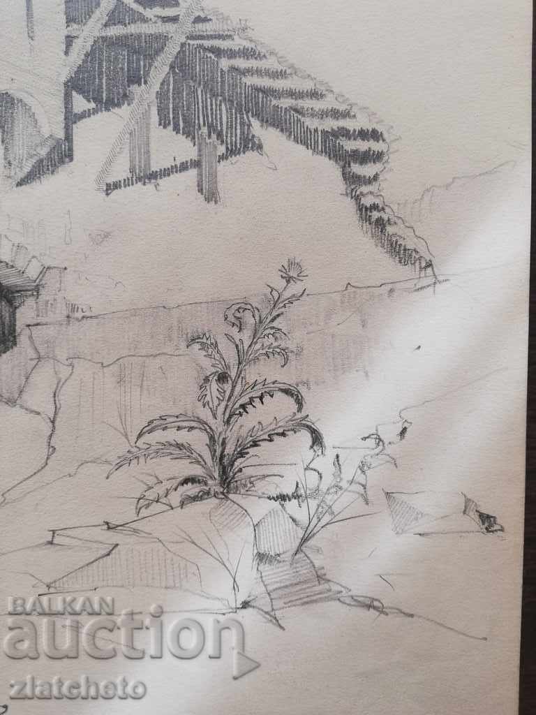 Old painting with price 30.00 BGN | € 15.34 Old painting with price 30.00 BGN | € 15.34